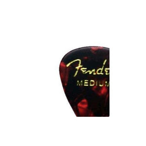 Fender 351 Premium Guitar Picks, 12 Pack, Red Moto, Medium