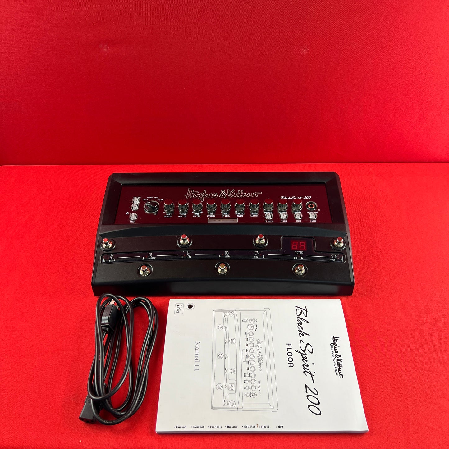 [USED] Hughes & Kettner Black Spirit 200 Guitar Floor Amp (See Description)