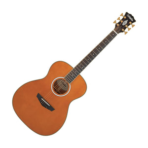 D'Angelico DAEOMVNATGP2 Excel Tammany Series Acoustic Electric Guitar, Vintage Natural
