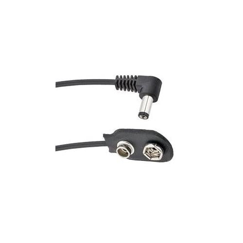 Voodoo Lab Power Cable 18" 2.1mm Right Angle to Battery Snap