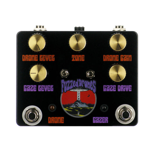 Fuzz Imp Drone Gazer Fuzz Distortion, Black/Gold