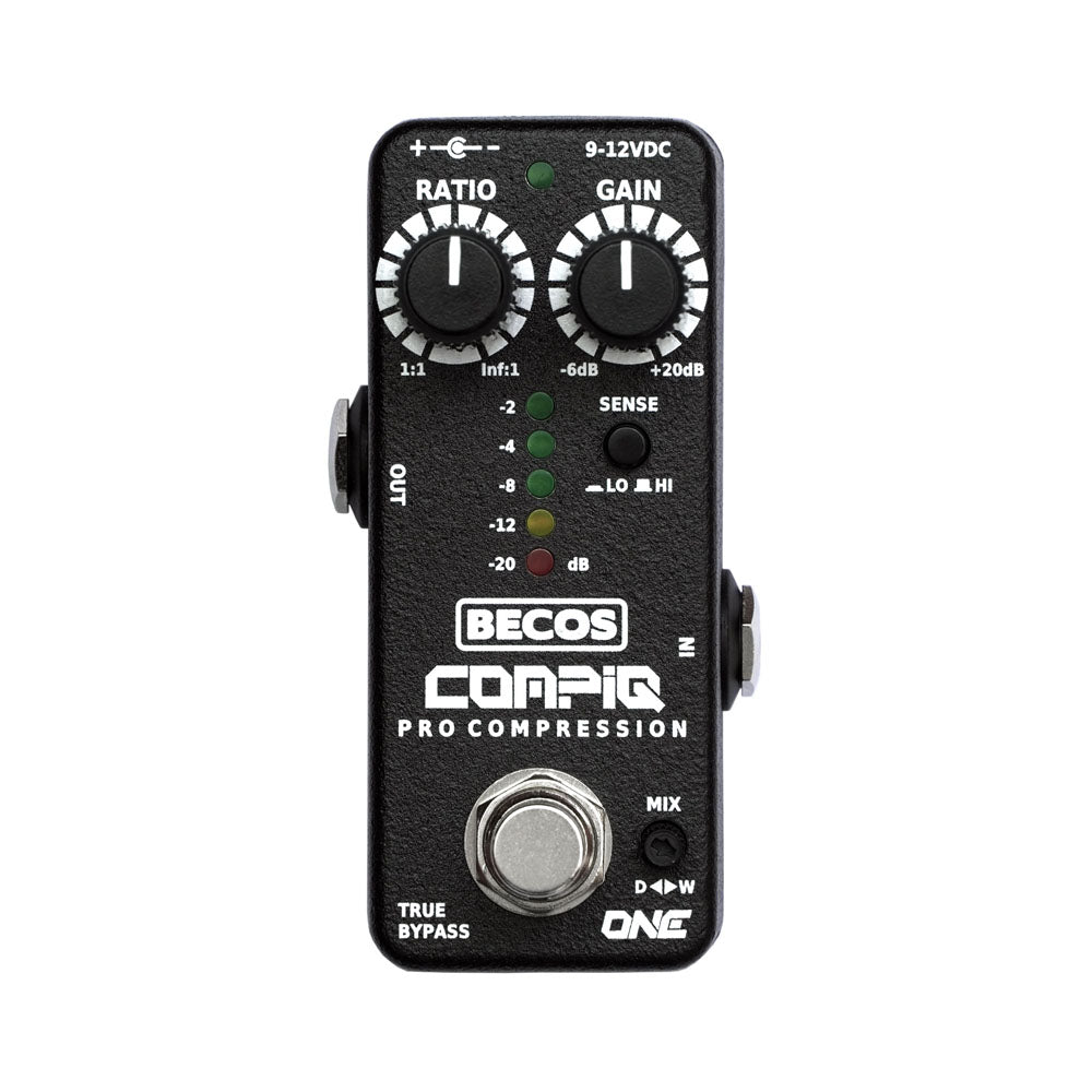 BECOS FX CompIQ ONE Pro Compressor for Guitar and Bass (Gear Hero Exclusive)
