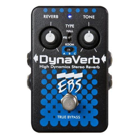 EBS DynaVerb Highly Dynamic Stereo Bass Reverb Pedal | guitar