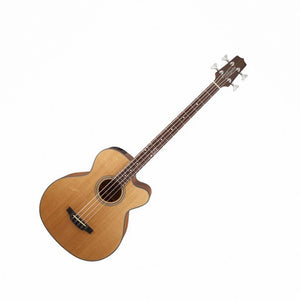 Takamine GB30CE NAT Jumbo Acoustic/ Electric Bass Guitar, Venetian Cutaway, Natural