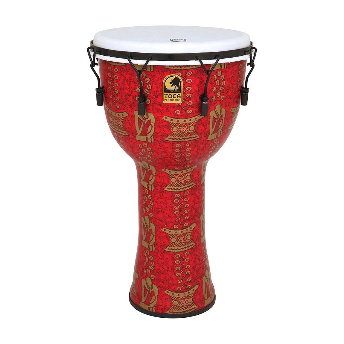 Toca TF2DM-14TB FreeStyle II Mechanically Tuned 14" Djembe w/Bag, Thinker