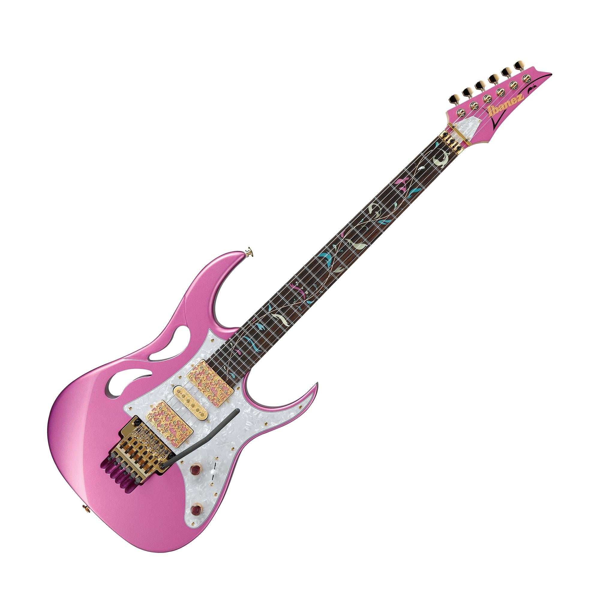 Ibanez PIA3761PTP Steve Vai Signature Electric Guitar, Panther Pink