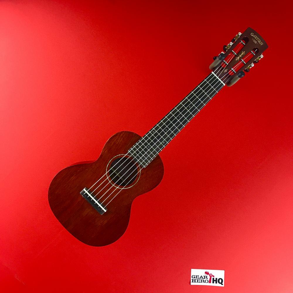 [USED] Gretsch G9126 Acoustic/Electric Guitar-Ukulele, Honey Mahogany Stain