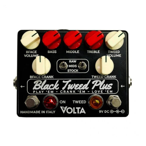 Volta Custom Electronics Black Tweed Plus Overdrive
