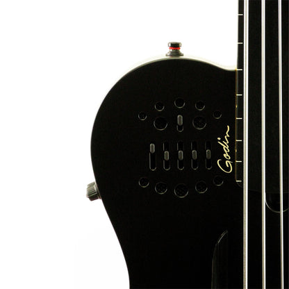 Godin A5 Ultra Fretless Bass w/Gig Bag, Black