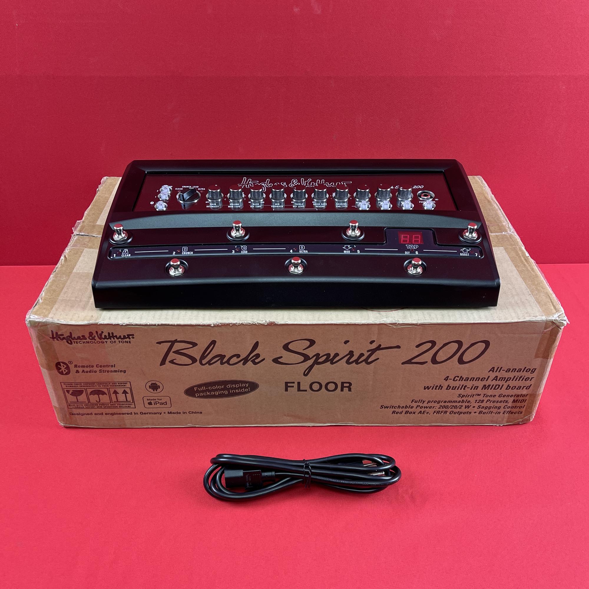 USED] Hughes  Kettner Black Spirit 200 Guitar Floor Amp guitar pedals  for any genre