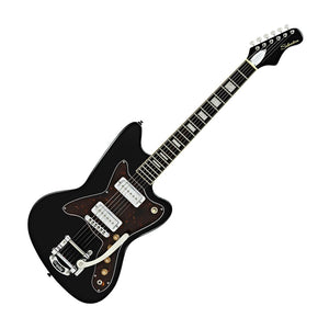 Silvertone 1478BK Electric Guitar, Gloss Black