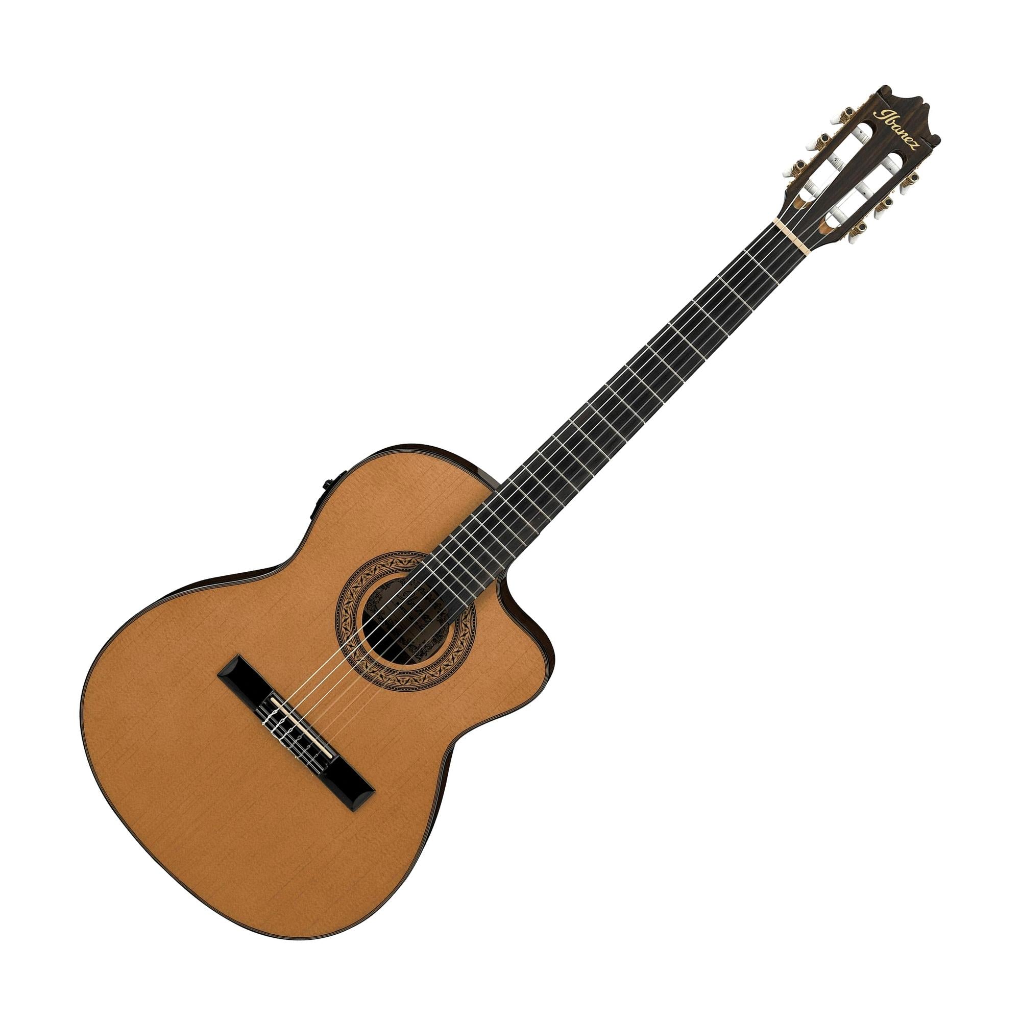 Ibanez GA Series GA5TCE Thinline Classical Acoustic-Electric Guitar (Natural)