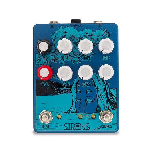 Pine-Box Customs Sirens V2 Chorus Vibrato Overdrive, Underwater