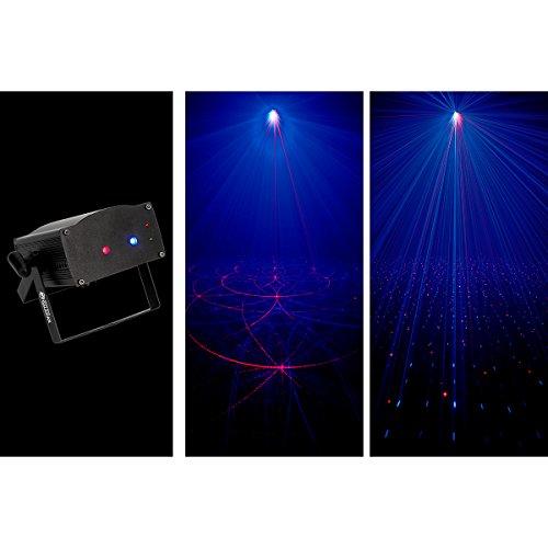 American DJ Supply Micro Royal Galaxian Micro Royal Galaxian Blue and Red Wide Coverage Micro Laser