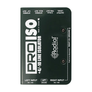 Radial ProISO Stereo Line Isolator +4dB to -10dB Converter
