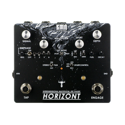 KMA Audio Machines Horizont Interdimensional Multispatial JFET Phaser, Black (Gear Hero Exclusive)