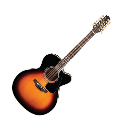 Takamine P6JC-12 Acoustic-Electric, Brown Sunburst