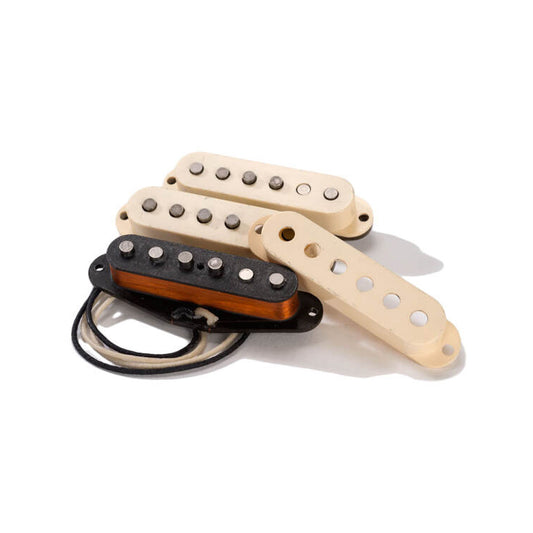 ThroBak 63 MXV Stratocaster Pickup Set, Aged White