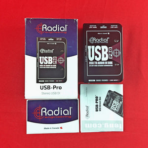 [USED] Radial USB-Pro Stereo USB Laptop DI (See Description)