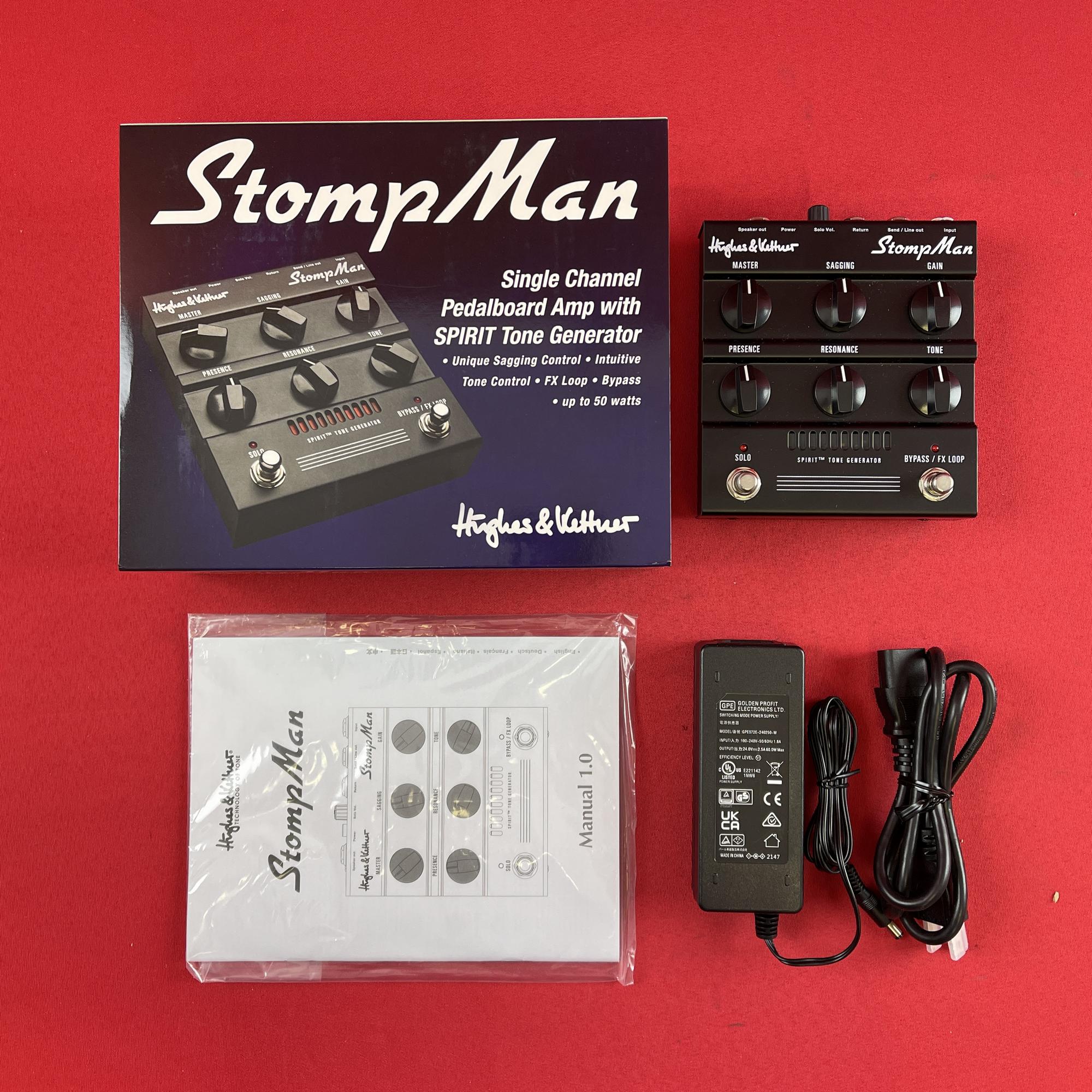 [USED] Hughes & Kettner StompMan 50-Watt Pedalboard Guitar Amplifier