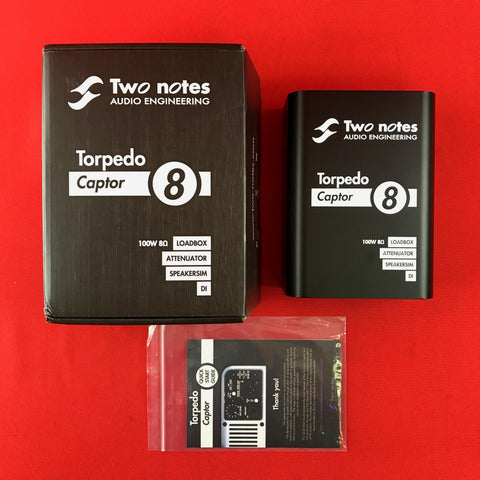 [USED] Two Notes Torpedo Captor Reactive Loadbox DI and Attenuator, 8 Ohm