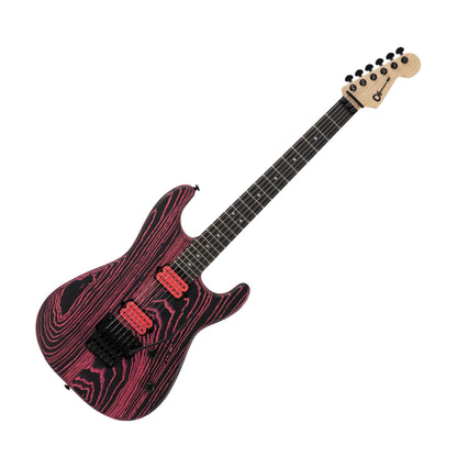 Charvel Pro-Mod San Dimas Style 1 HH FR E Ash, Neon Pink Ash