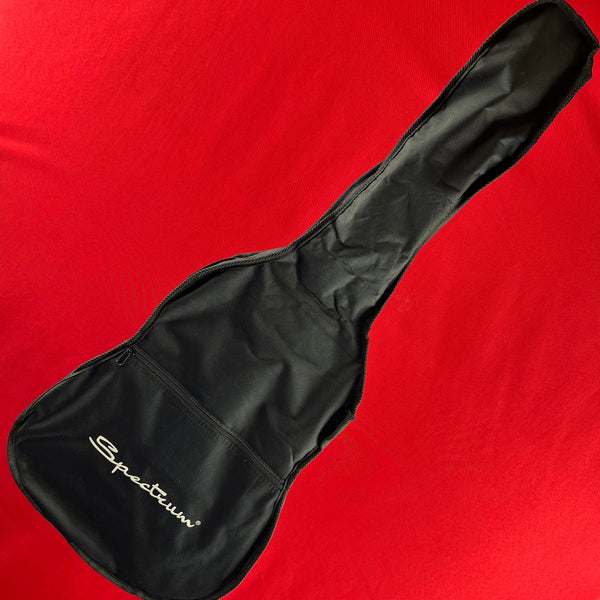 [USED] Spectrum AIL 129 Full Size Cutaway Acoustic Guitar Pack, Black and Spruce (See Description)