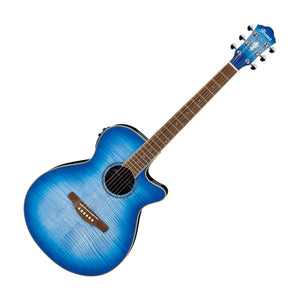 Ibanez AEG19IIOBB Acoustic Electric Guitar, Ocean Blue Burst High Gloss