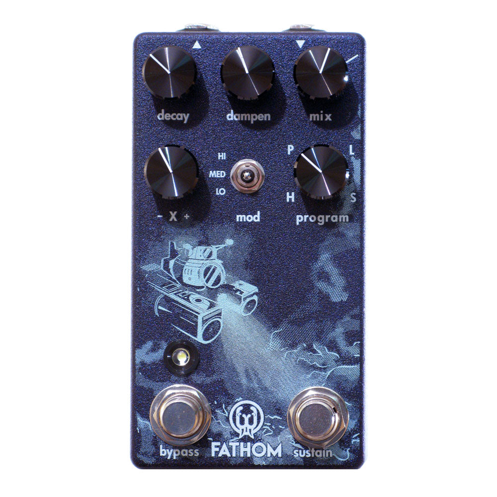 Walrus Audio Fathom Multi-Function Reverb, Purple (Gear Hero Exclusive)