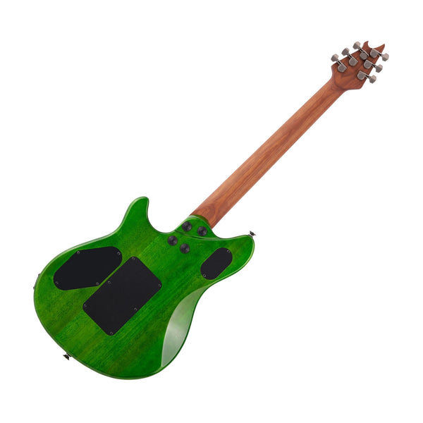 EVH Wolfgang Standard QM Electric Guitar, Transparent Green