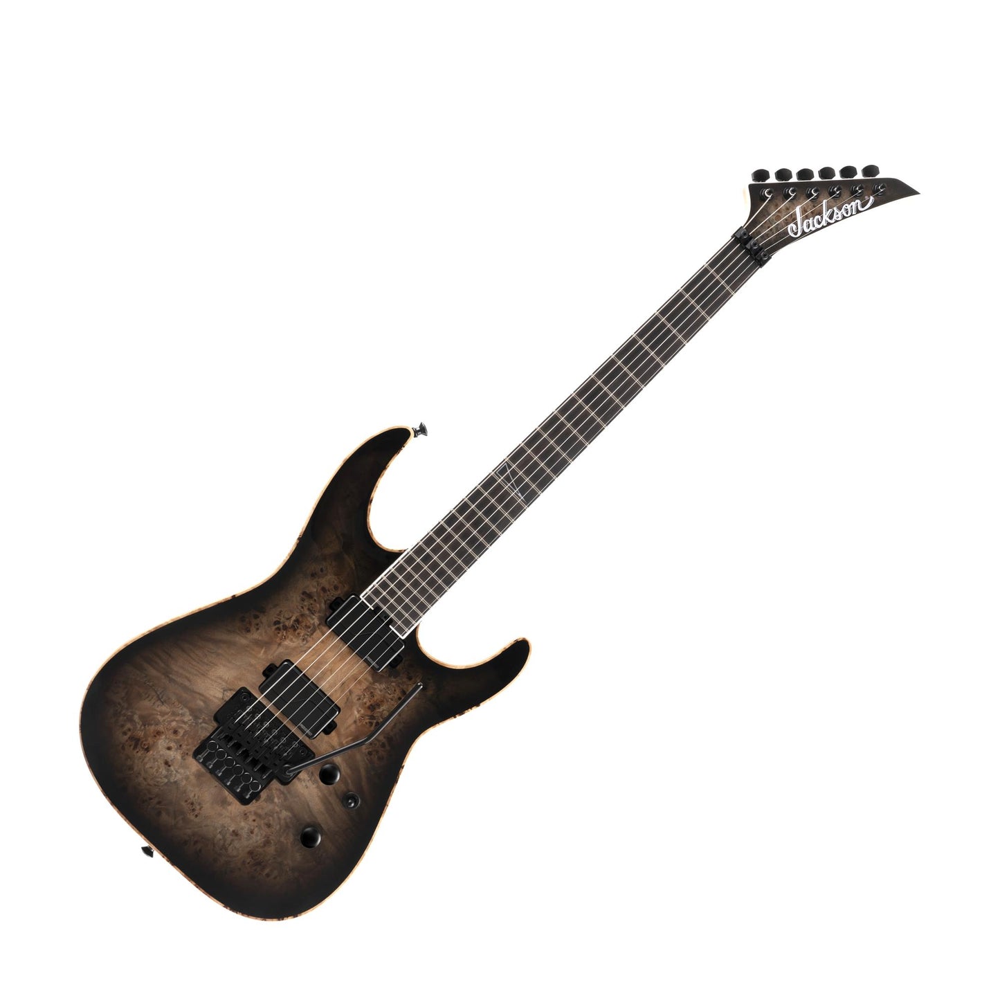 Jackson SL2P Limited Edition Wildcard Series Soloist, Transparent Black Burst