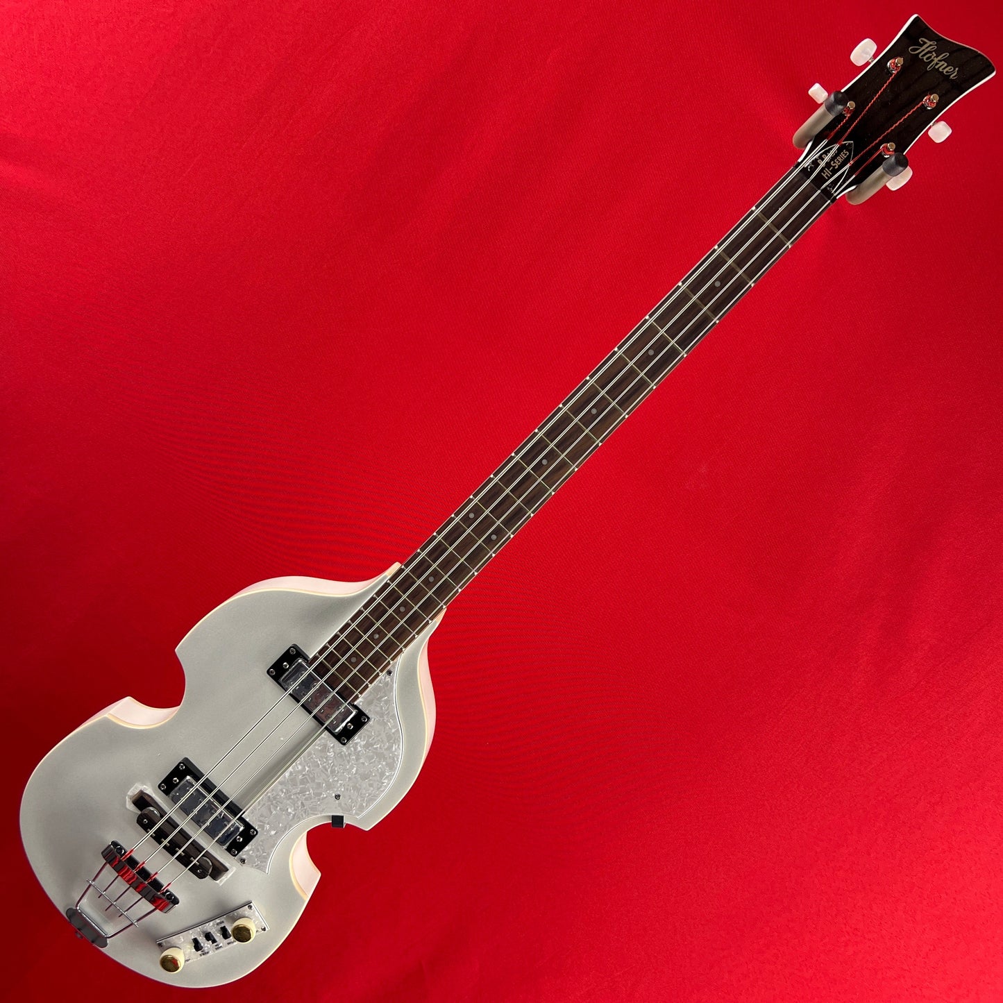 [USED] Hofner HI-BB-PE-PW Ignition Pro Violin Bass, Pearl White