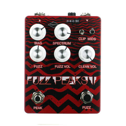 Adventure Audio Fuzz Peaks V2, Red (Limited Edition)