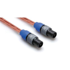 Hosa SKC-630 Clear Zip Cable 30ft, Neutrik Speakon-Speakon