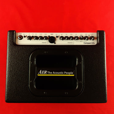 [USED] AER COMPACT-60/4 Acoustic Guitar Combo Amplifier 1x8", Black (See Description)