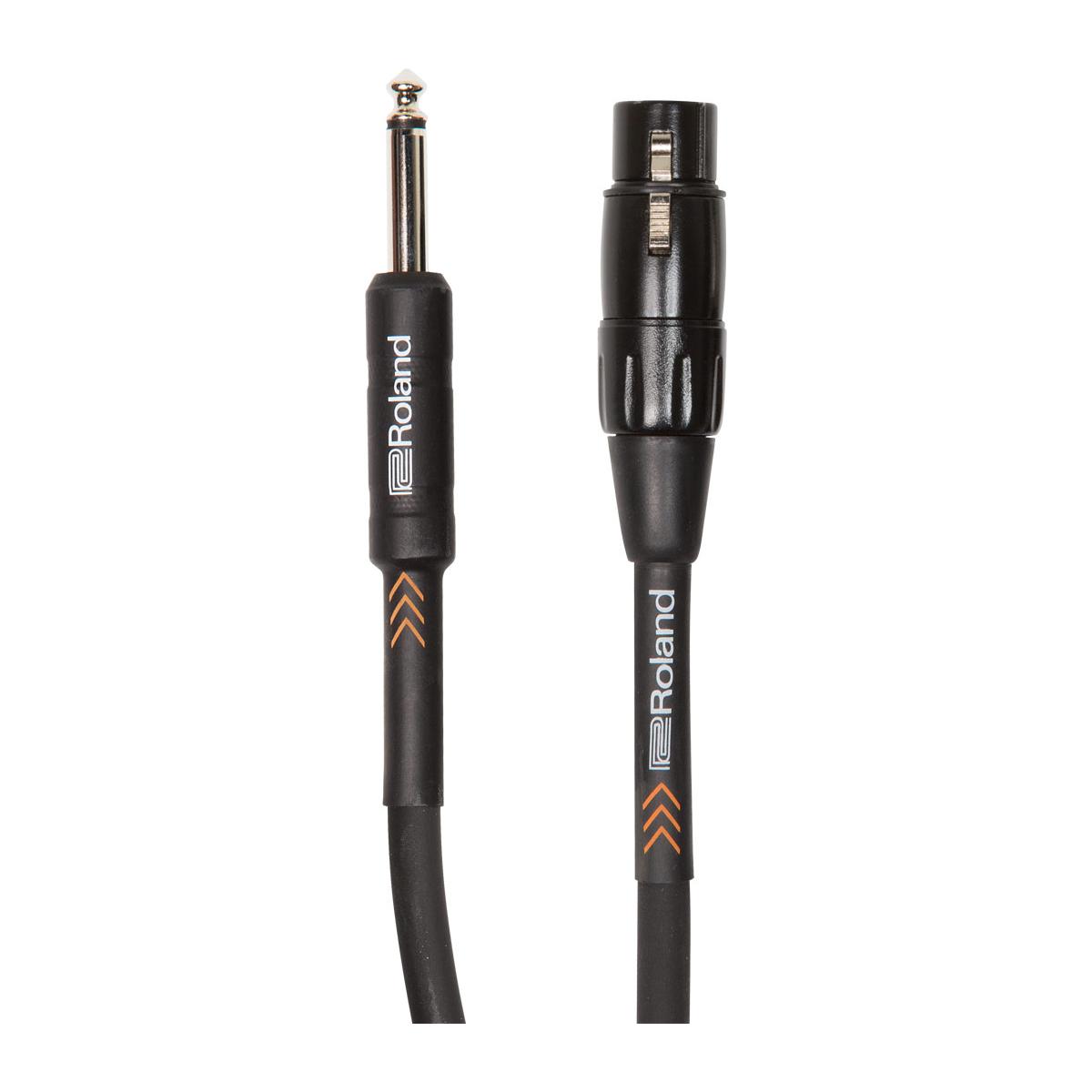 Roland RMC-B20-HIZ Black Series HI-Z Microphone Cable 20 ft. Black