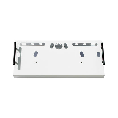 GO Pedalboards 1T24ATA 1-Tier 24-inch Aluminum Pedalboard w/ATA Flight Case, White