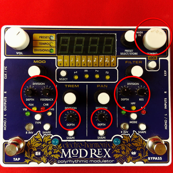 [USED] Electro-Harmonix Mod Rex Polyrhythmic Modulator (See Description)