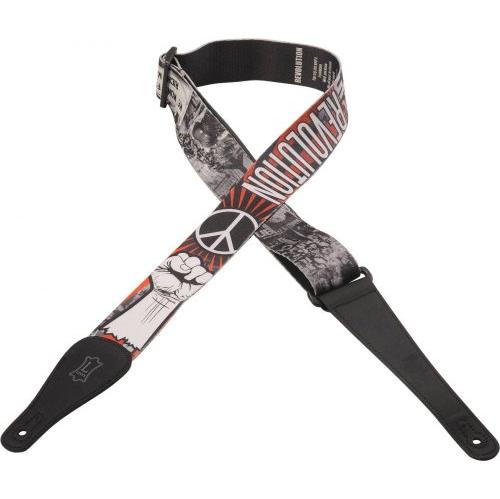 Levy's Lyric Series Polyester Guitar Strap, Revolution