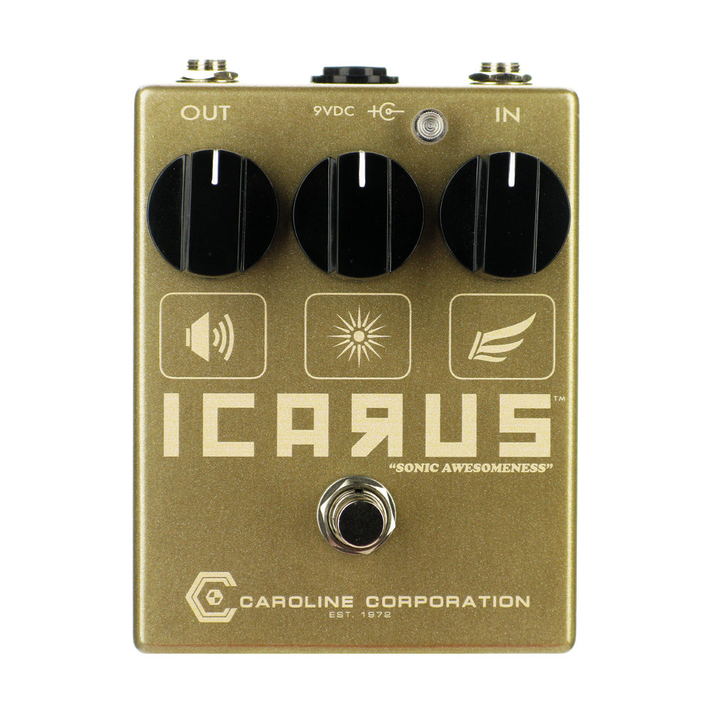 icarus pedal Caroline Icarus V2 Clean Boost, Gold (Limited Edition)