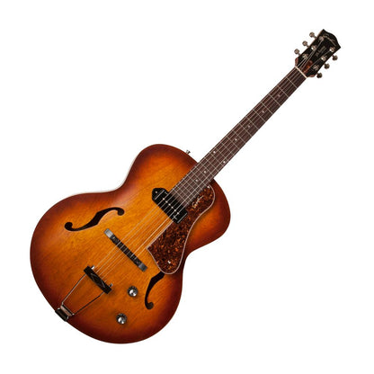 Godin 5th Avenue Kingpin P90 Hollow Body Electric Guitar, Cognac Burst