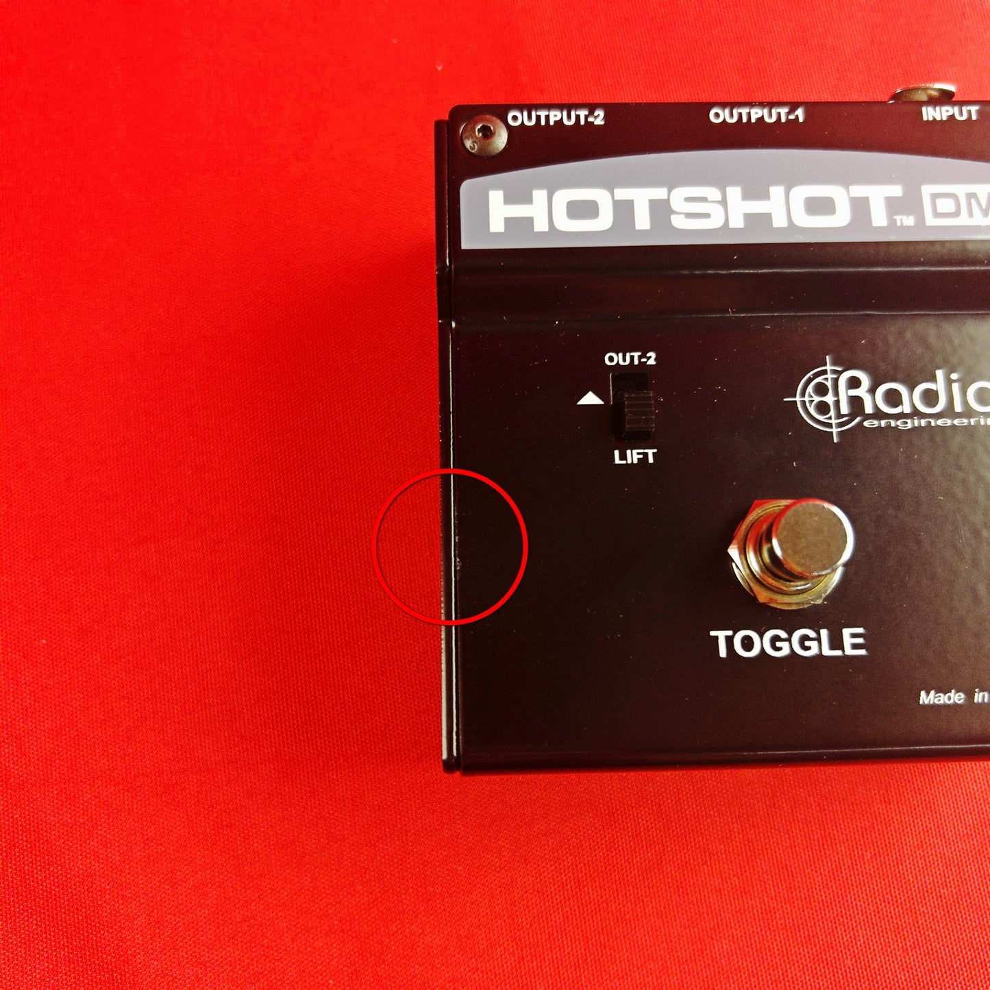 [USED] Radial HotShot DM1 Microphone Signal Muting Footswitch (See Description)