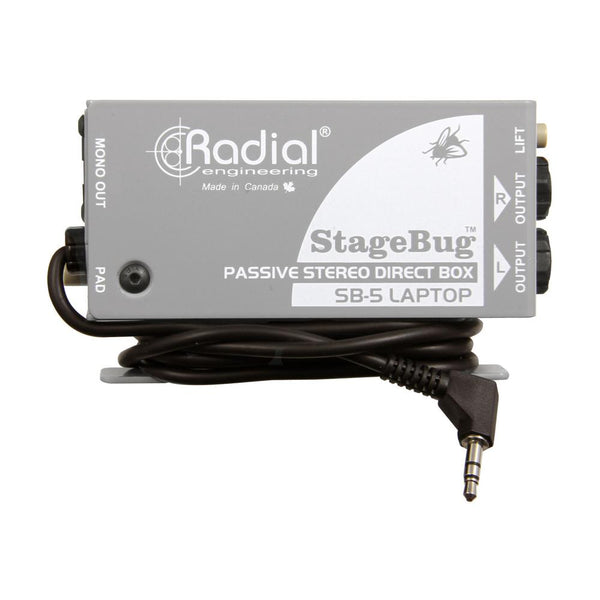 Radial SB-5 StageBug 1-Channel Passive Laptop Direct Box