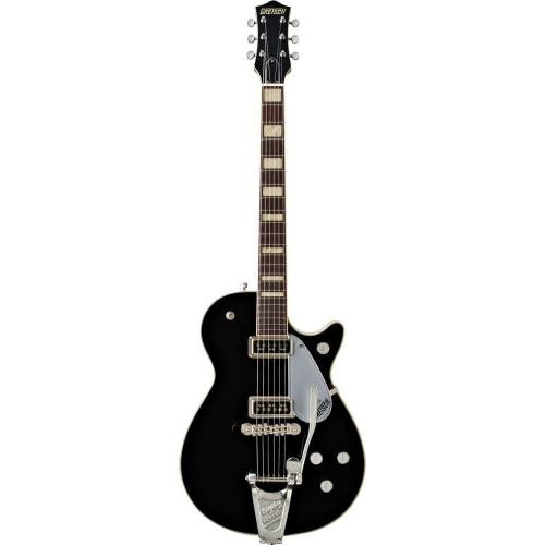 GRETSCH GUITARS G6128T-DSV DUO JET WITH FIXED ARM BIGSBY (BLACK)