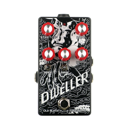 Old Blood Noise Endeavors Dweller Phaser, Black/White (Gear Hero Exclusive)