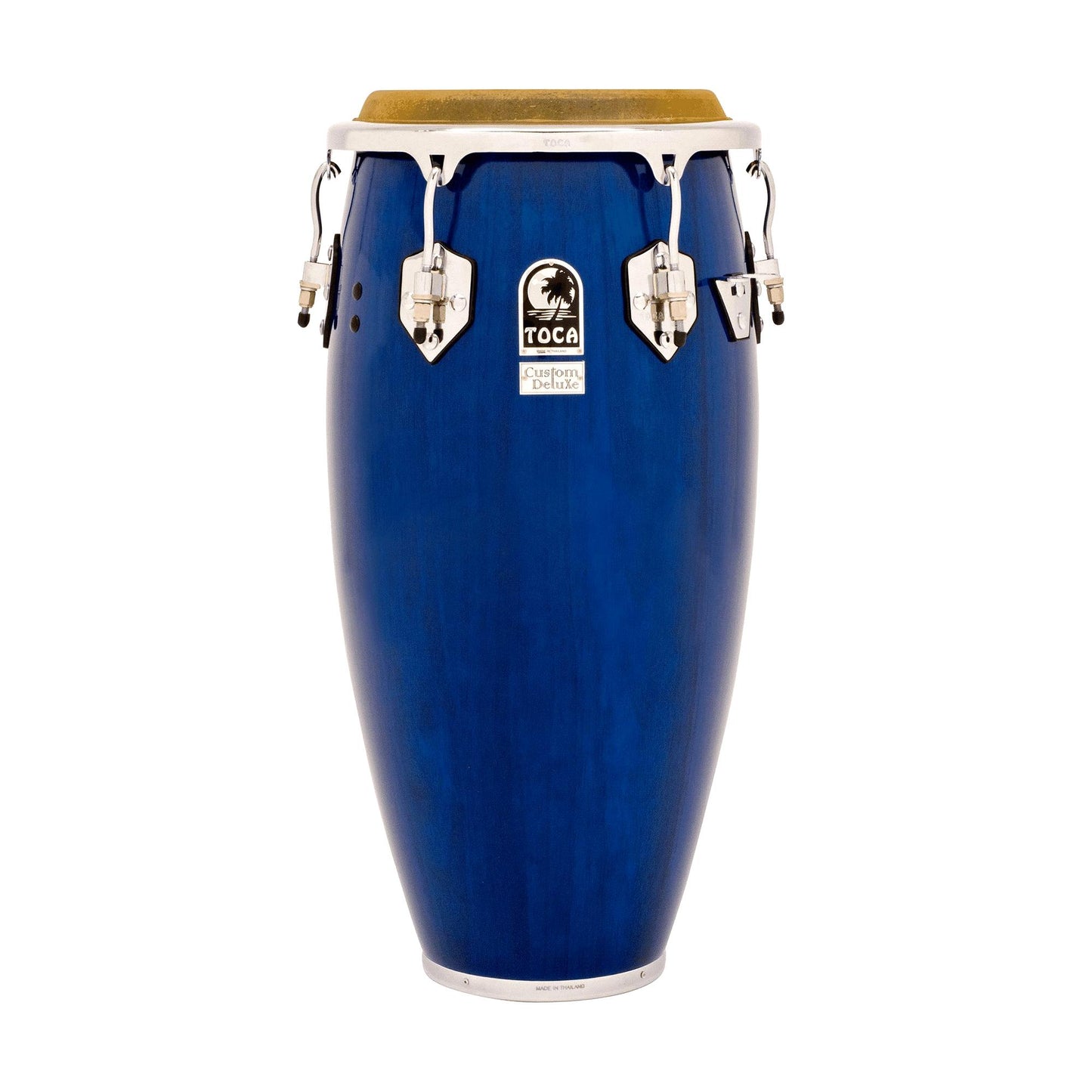 Toca 4612-1/2BW Custom Deluxe Wood Tumba, Blue Wood