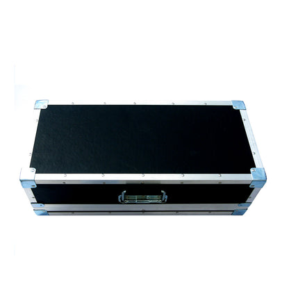 GO Pedalboards 1T24ATA 1-Tier 24-inch Aluminum Pedalboard w/ATA Flight Case, Red