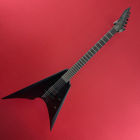 [USED] ESP LTD Arrow Black Metal Electric Guitar, Black Satin