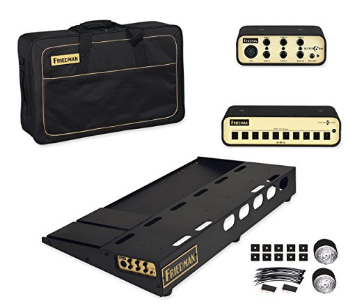 Friedman Tour Pro 1530 Platinum Pack 15" x 30" Pedal Board with Riser, Professional Carrying Bag, Power Grid 10 & Bufffer Bay 6
