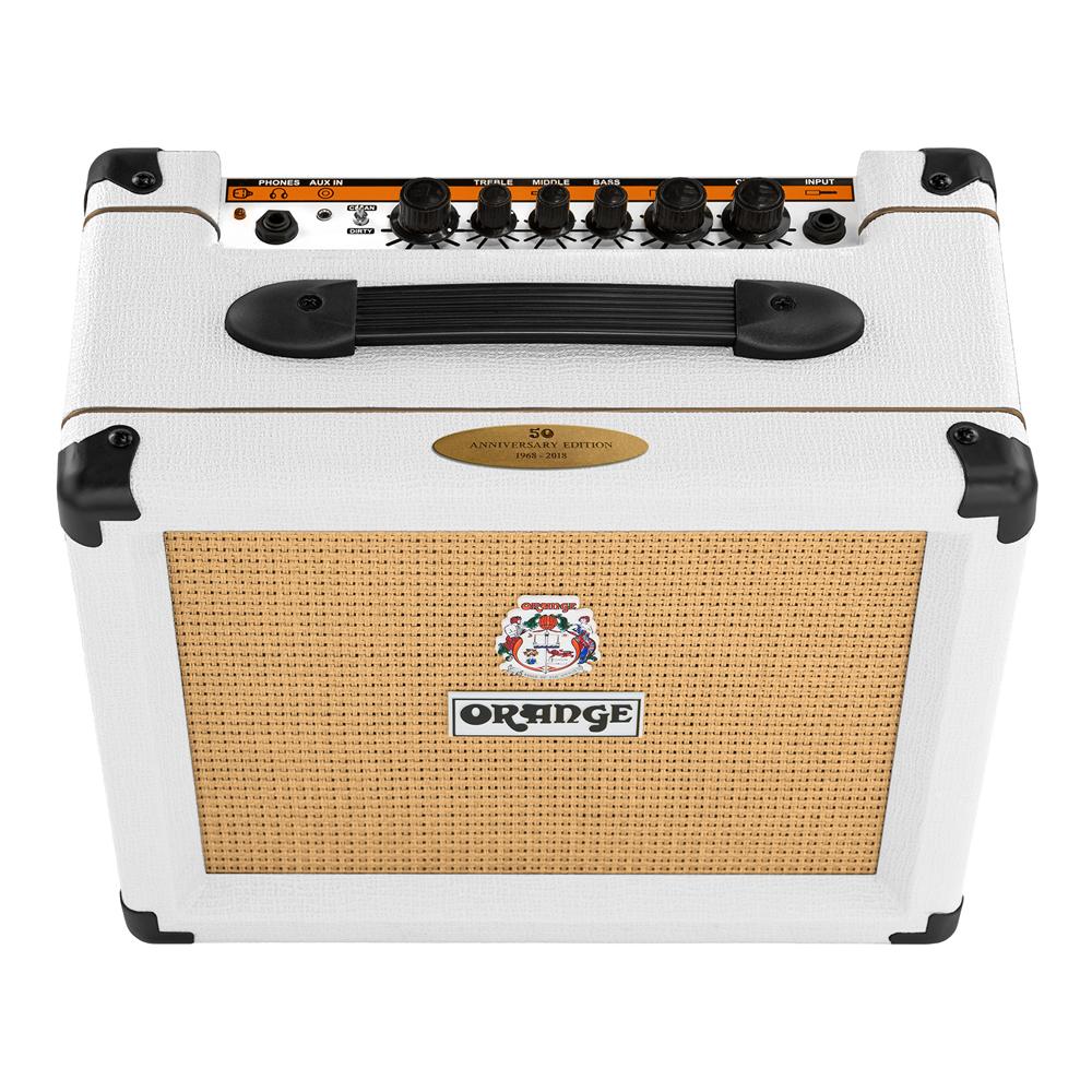 Orange Crush 20 1x8 20W Guitar Combo Amp, Limited Edition White